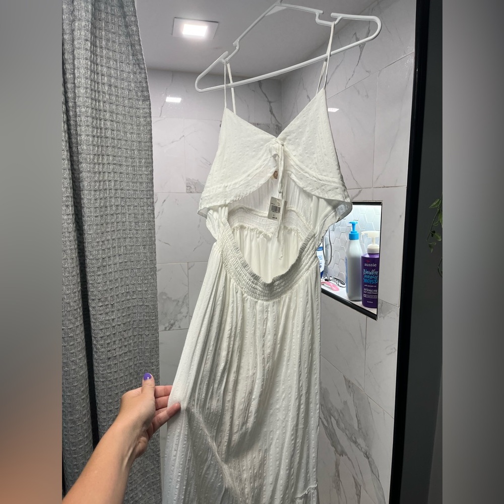 Altard State white cut out maxi